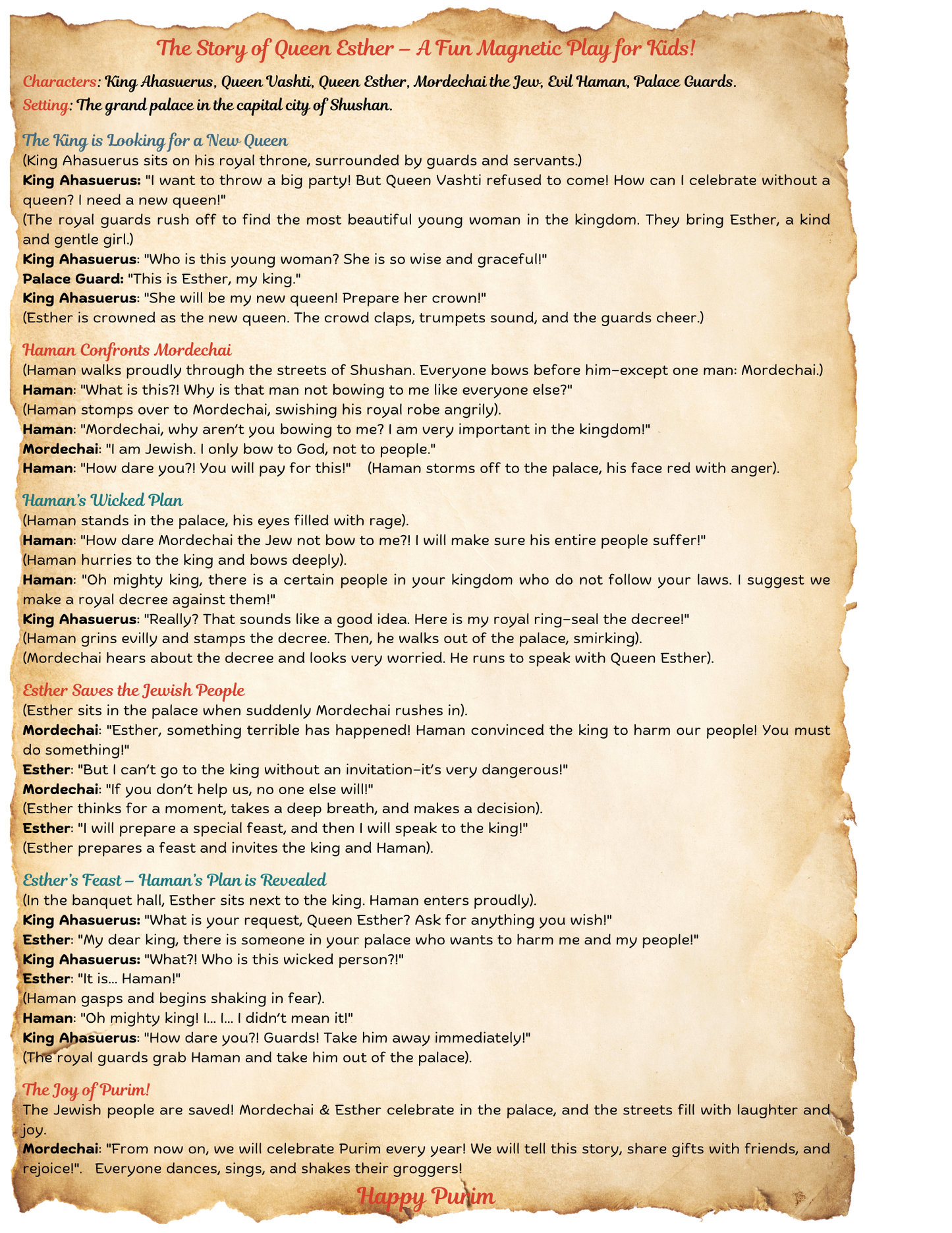 The Magical Purim Kit – Stick, Create & Play Bundle