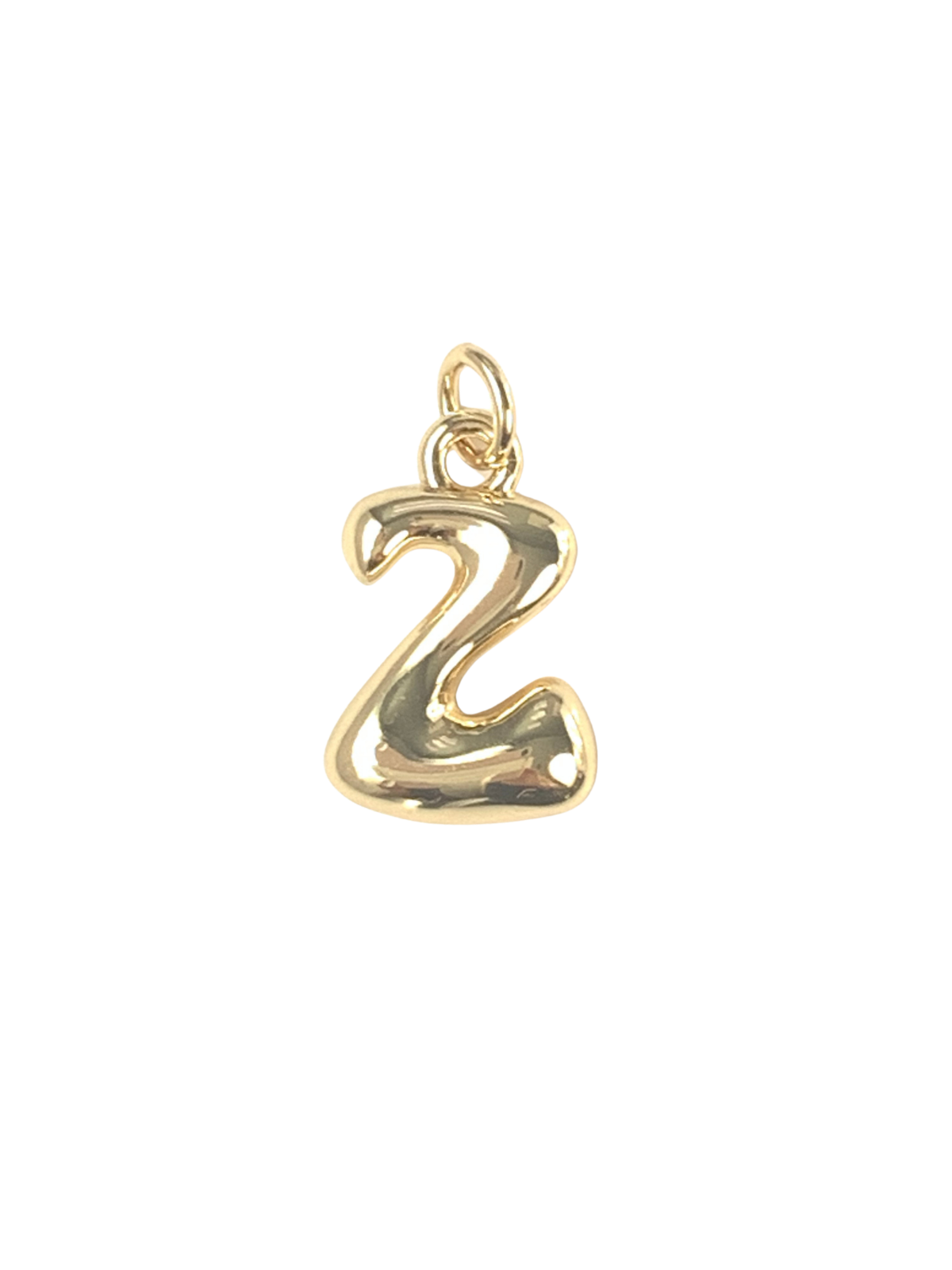 Gold Bubble Letters