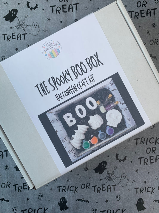 Spooky Sparkle BOO Craft Box