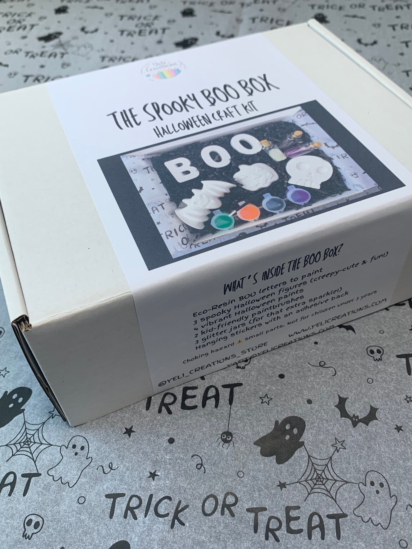 Spooky Sparkle BOO Craft Box