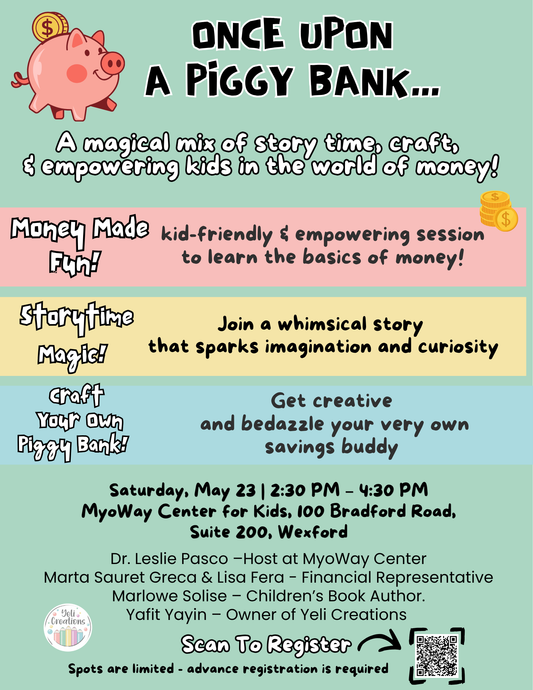 Once Upon a Piggy Bank… 💰 A Kids Empowerment Event