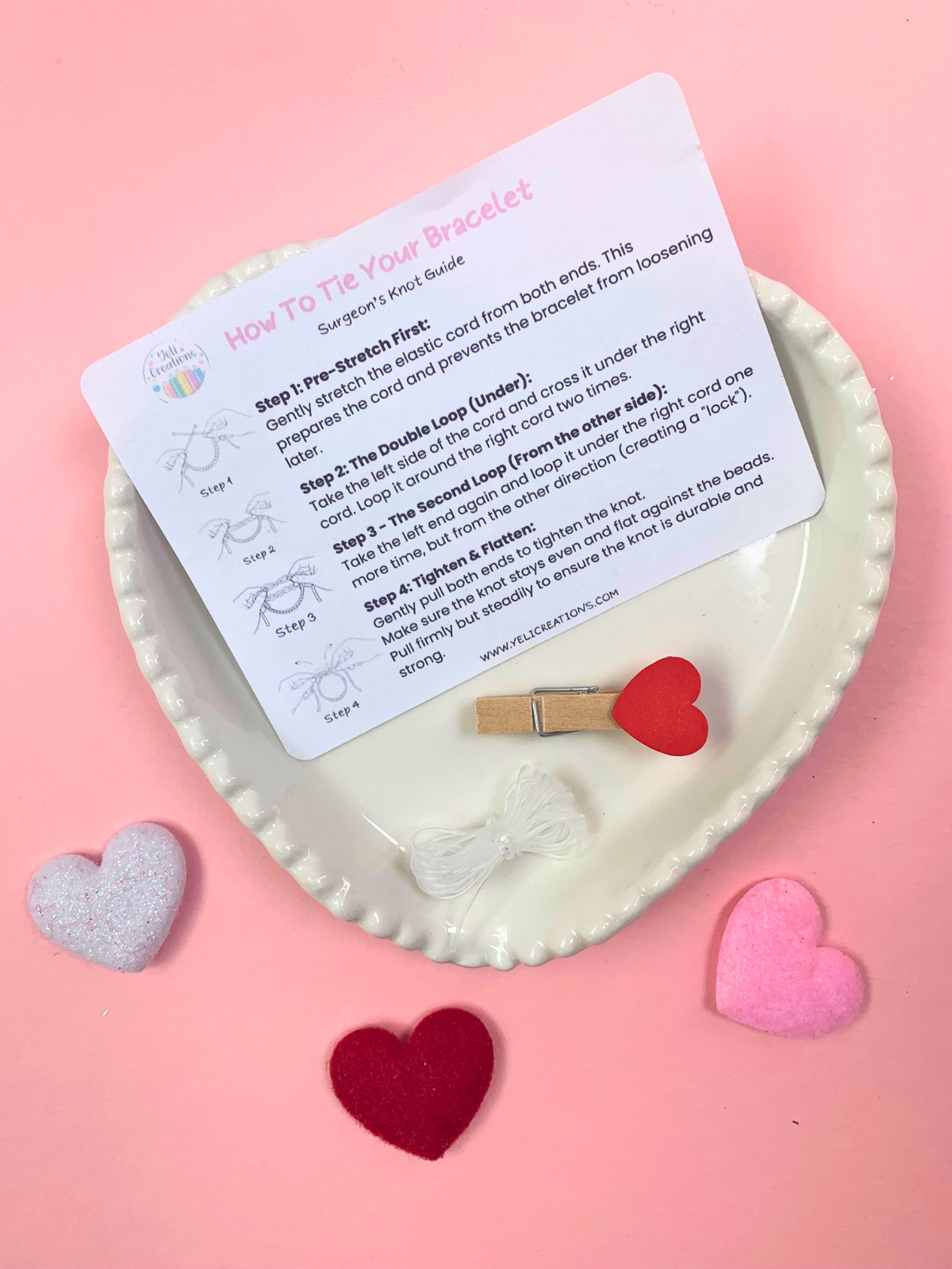 XOXO DIY Valentine’s Bracelet Kit