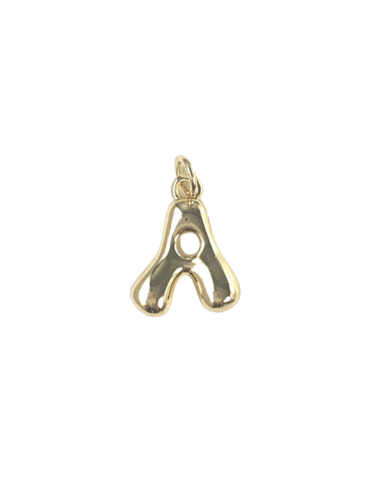Gold Bubble Letters
