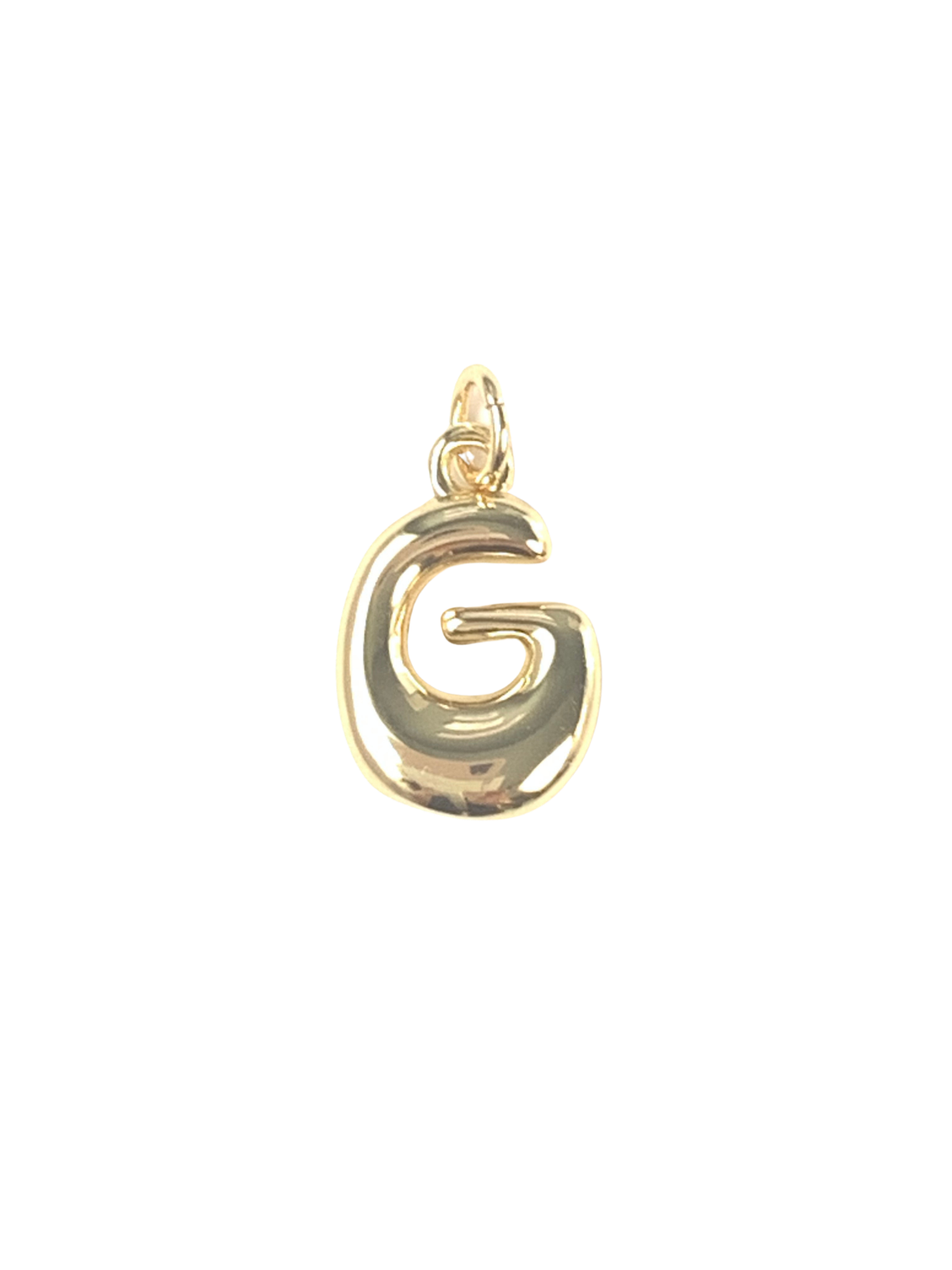 Gold Bubble Letters