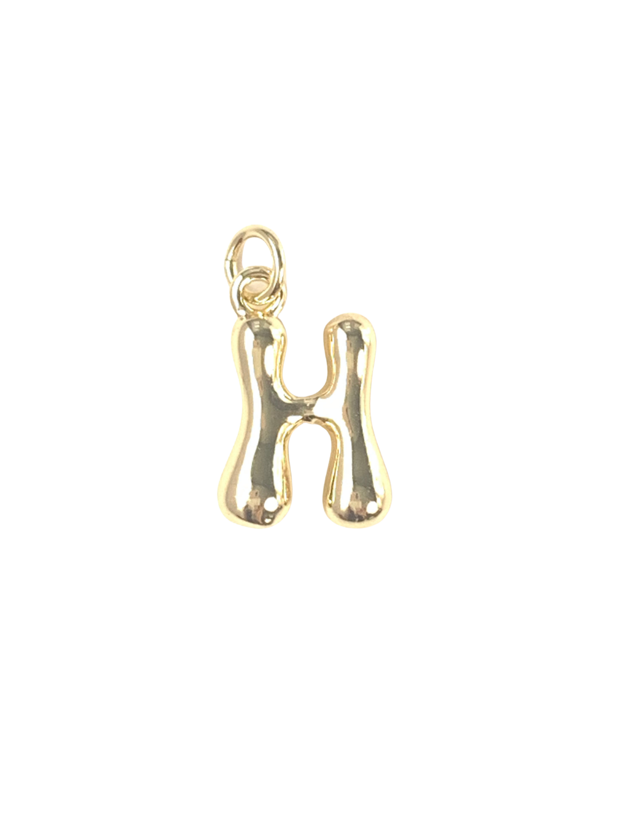 Gold Bubble Letters