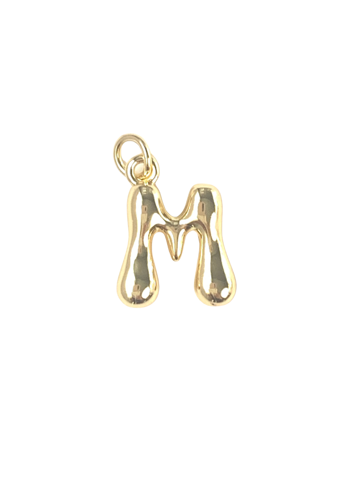 Gold Bubble Letters