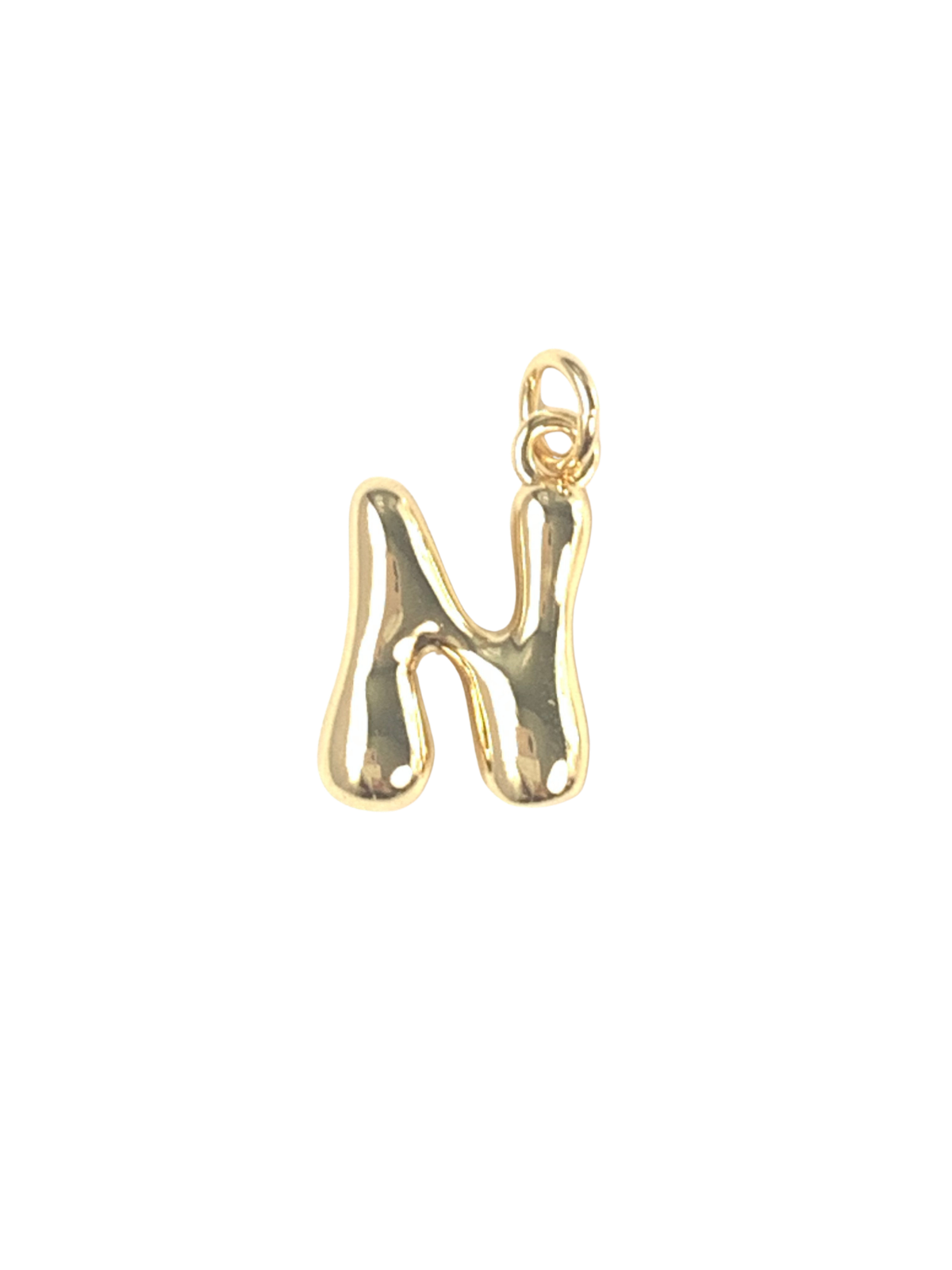 Gold Bubble Letters