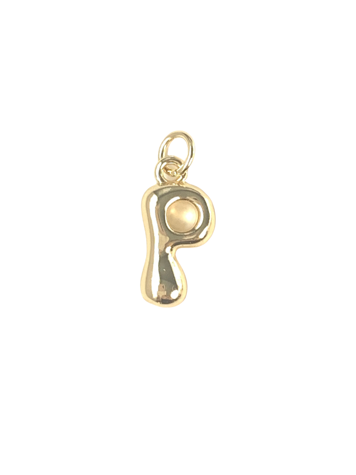 Gold Bubble Letters