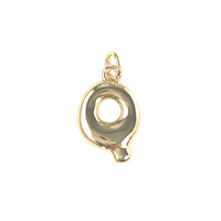 Gold Bubble Letters - Q