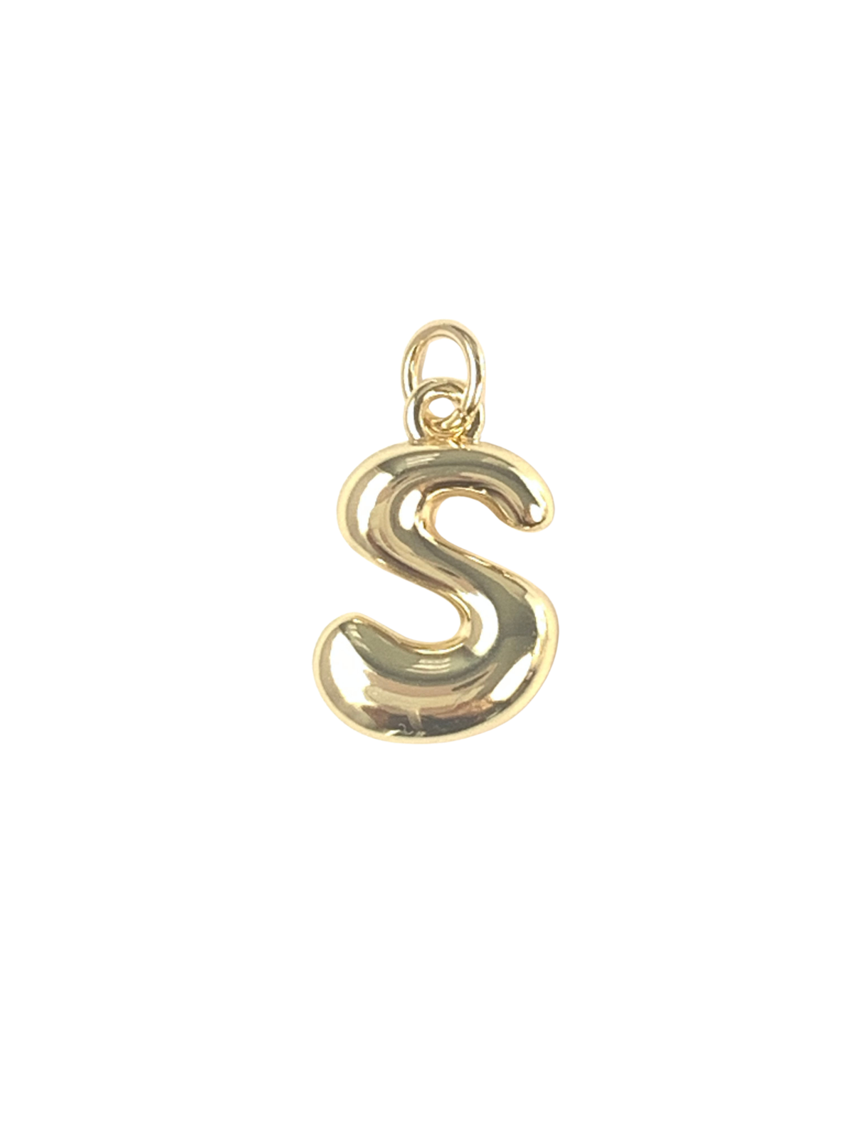 Gold Bubble Letters
