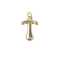 Gold Bubble Letters - T