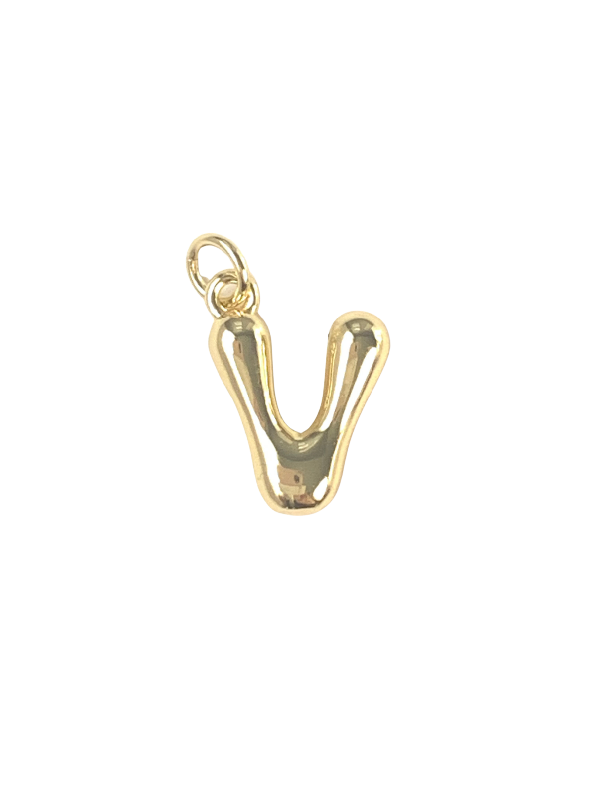 Gold Bubble Letters