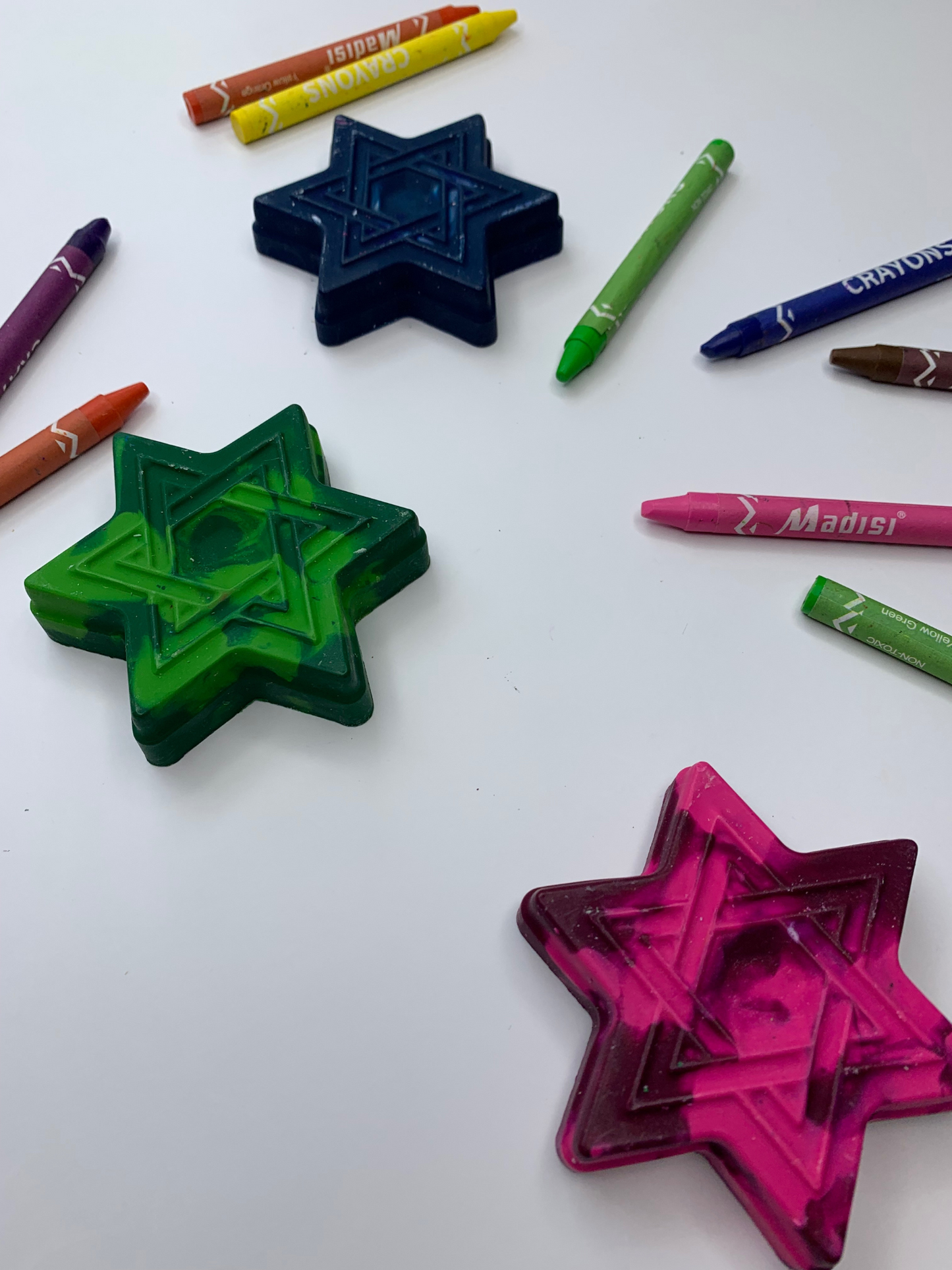 Star of David Crayons