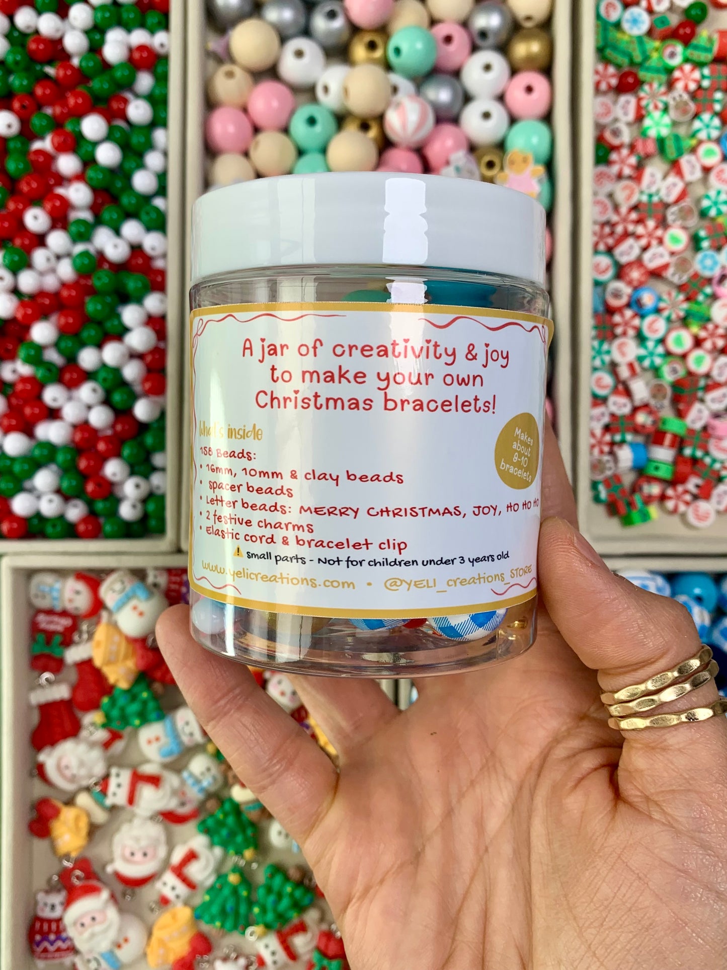 DIY Christmas Bracelet – Make the Season Sparkle ✨