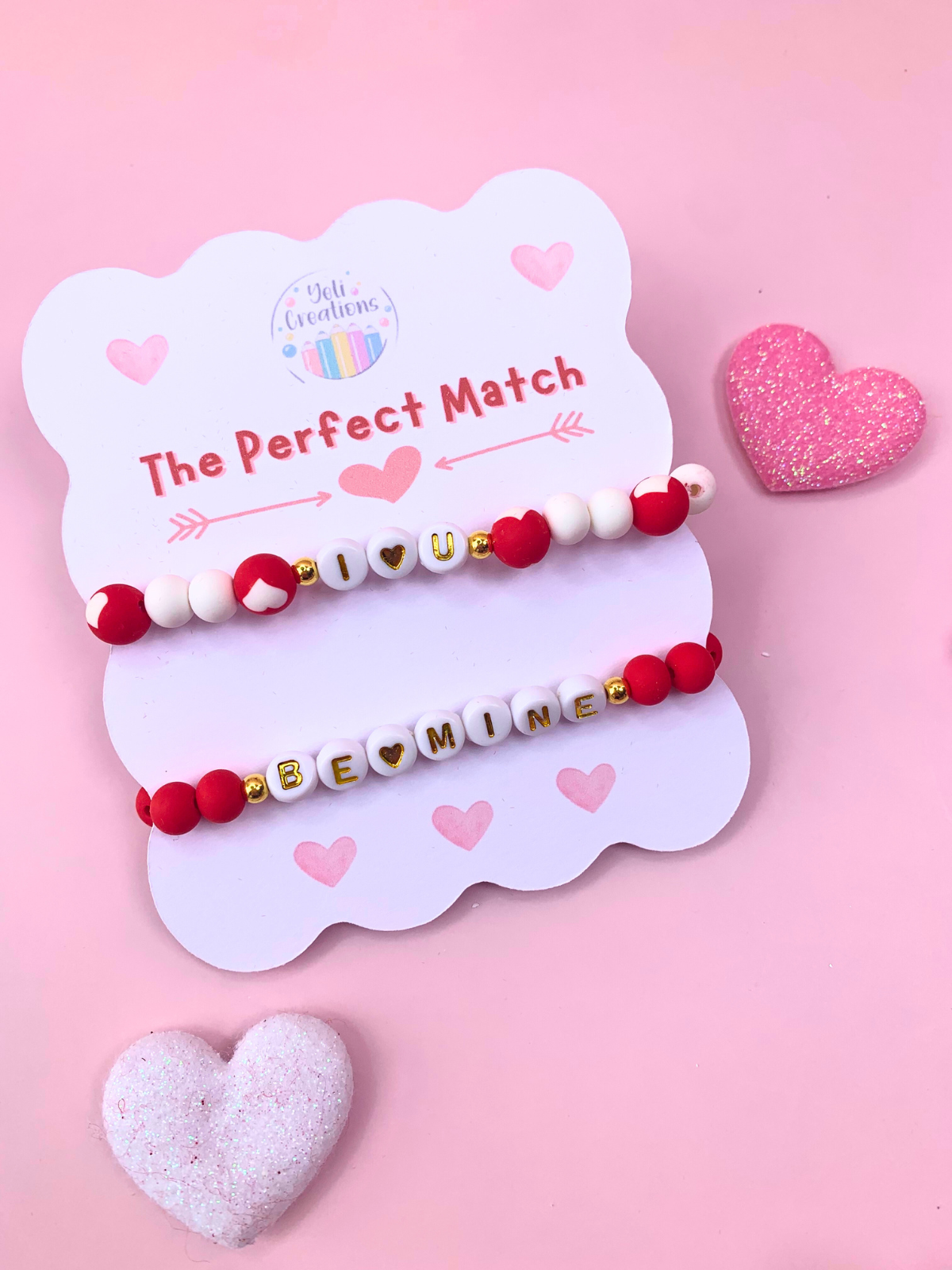 The Perfect Match - Valentines Bracelet Set