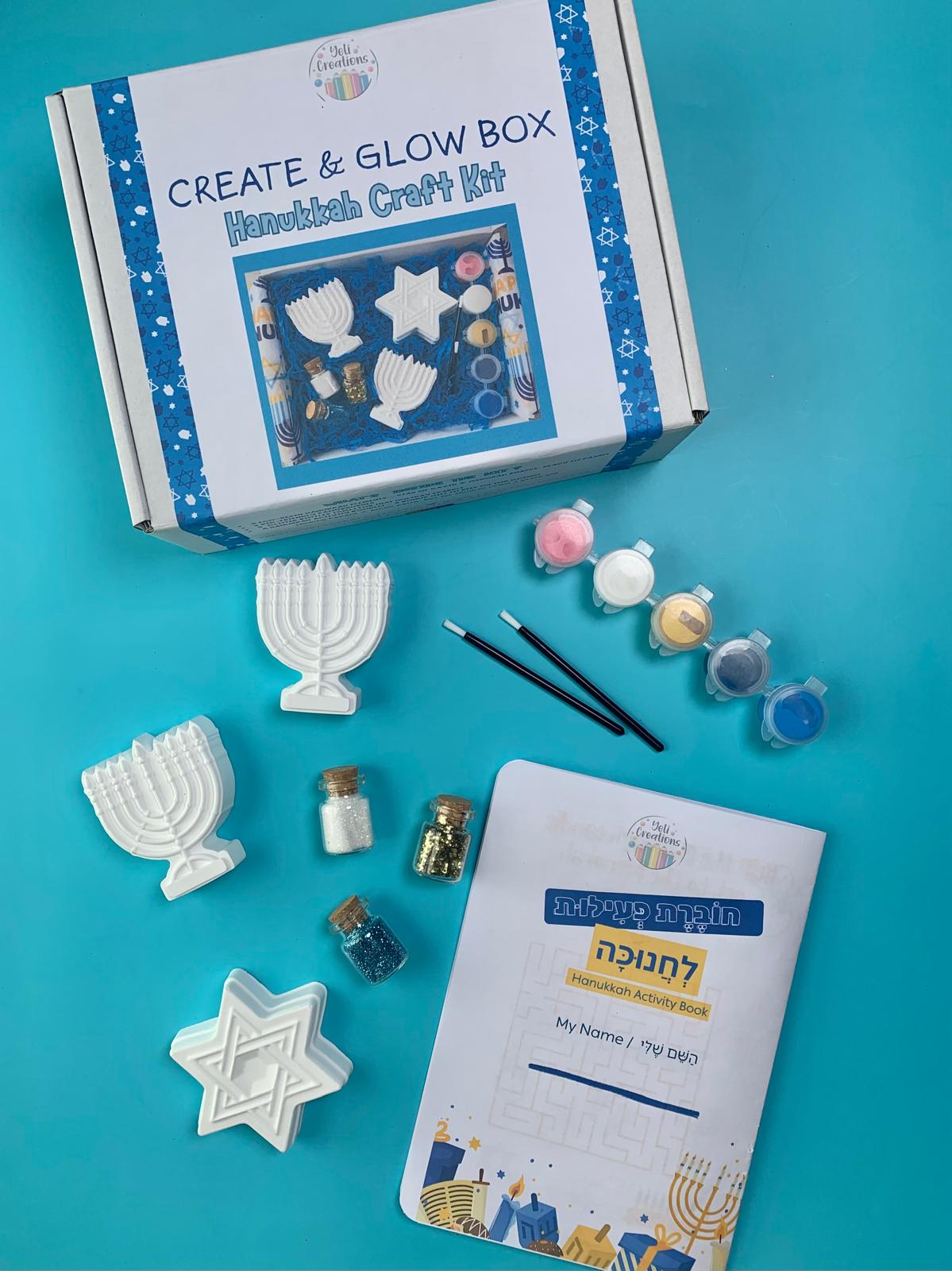 Create & Glow 💫  Hanukkah Craft Box