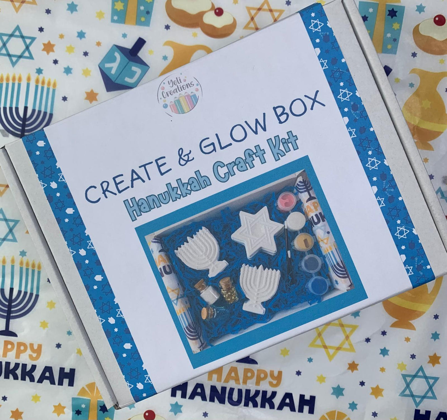 Create & Glow 💫  Hanukkah Craft Box
